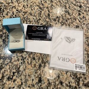 NIB Moissanite .60 Carat Sparkle Stud Sterling Silver .925 Stamped Earrings Gift